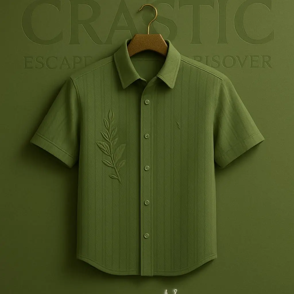 Embroidery printing t-shirt stylish and classic design