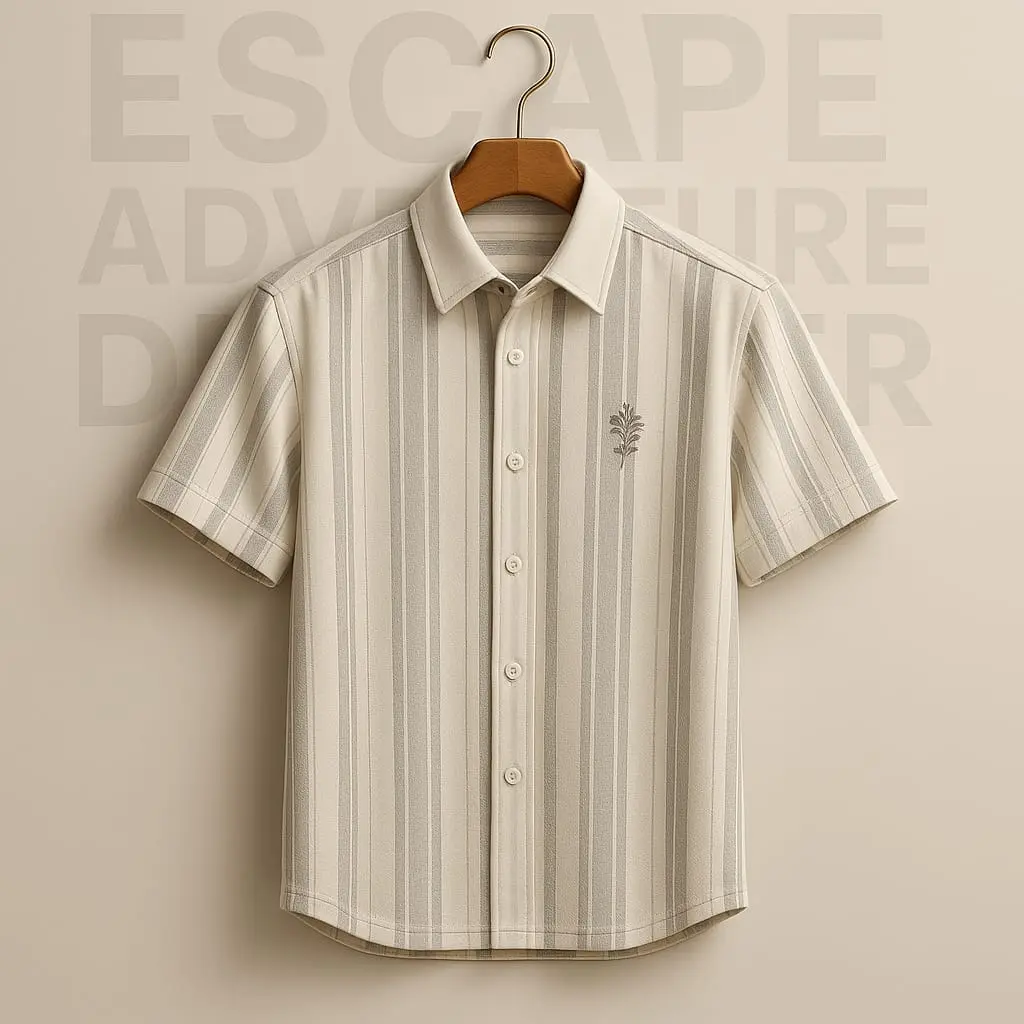Embroidery printing t-shirt stylish and classic design