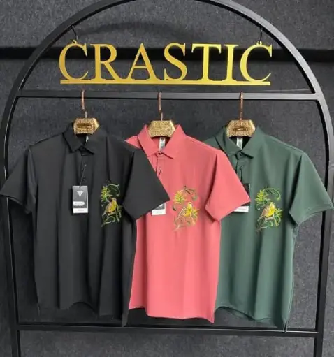 Embroidery printing t-shirt stylish birds design