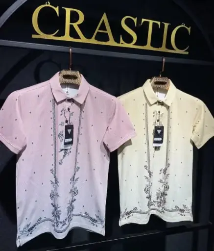 Embroidery printing t-shirt stylish flowers design