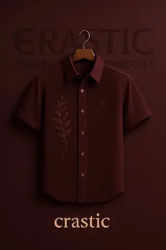 Embroidery printing t-shirt stylish flowers design