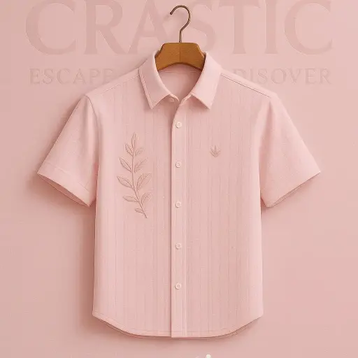 Embroidery printing t-shirt stylish flowers design