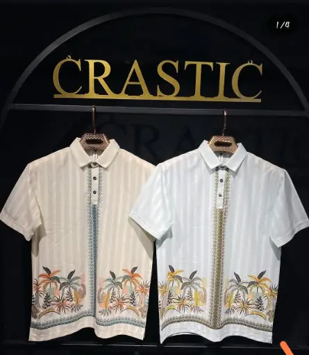 Embroidery printing t-shirt style tree design